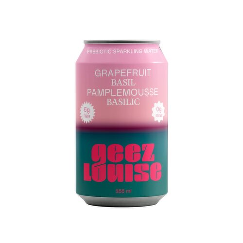 Geez Louise - Sparkling Water Grapefruit Basil