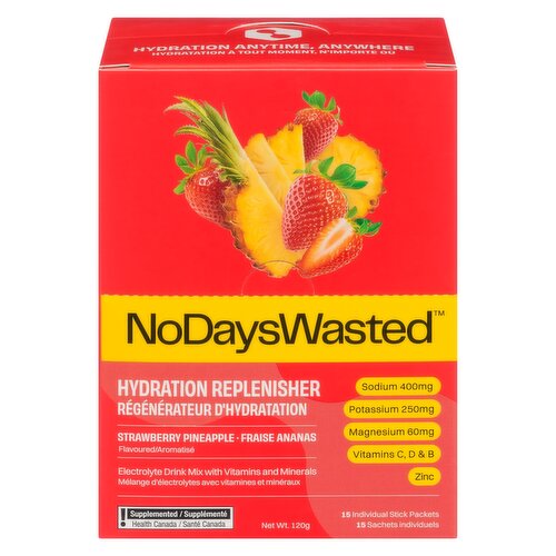 No Days Wasted - Electrolytes Strawberry Pineapple Box