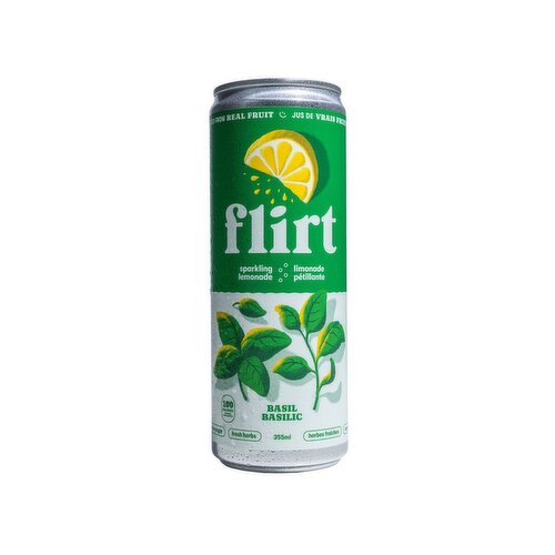 flirt - Basil Sparkling Lemonade