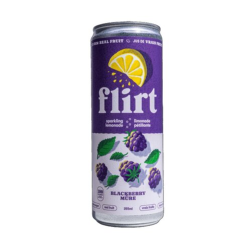 flirt - Sparkling Blackberry Lemonade
