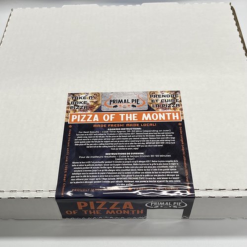 Primal Pie - Pizza of the Month