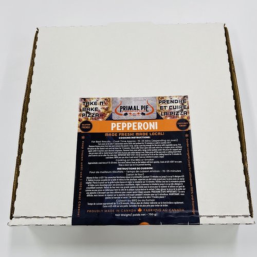 Primal Pie - Gluten Free Pepperoni Pizza