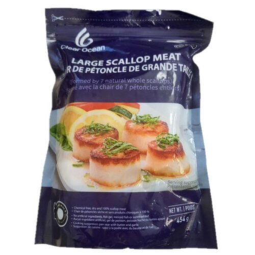 Clear Ocean - Frozen Scallop Medallions U12