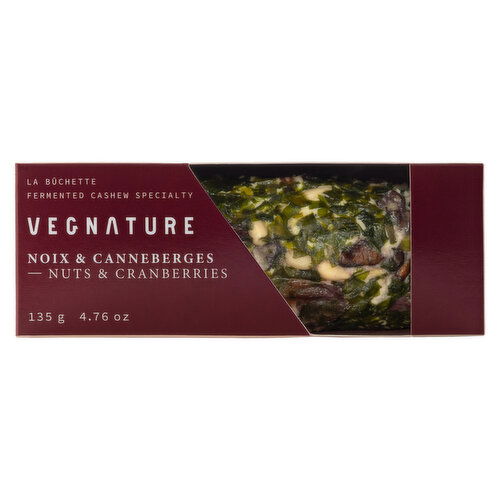 VegNature - Vegan Goat Cheese Cranberry & Nuts