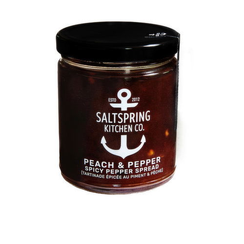 Salt Spring Kitchen - Spicy Pepper Spread Peach & Pepper