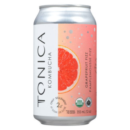 Tonica - Kombucha Grapefruit Fizz Organic