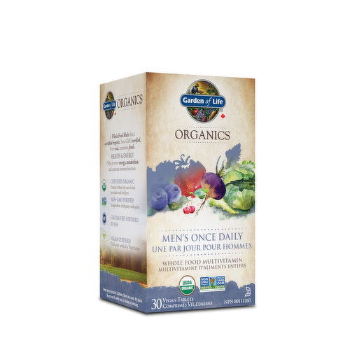 Garden of Life - Organics Men's Once Daily Multivitamins