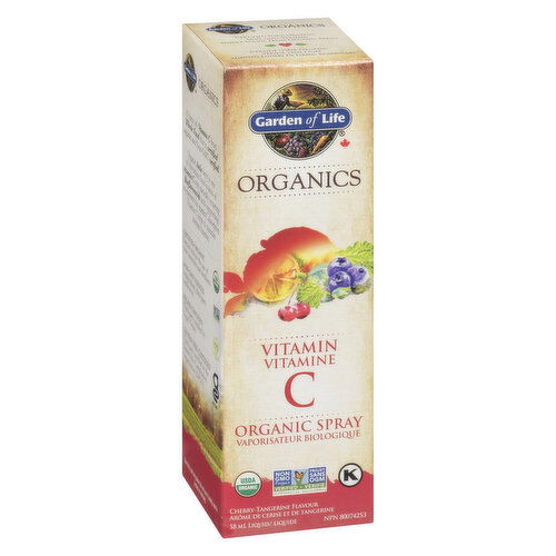 Garden of Life - Organics Vitamin C Spray Cherry Tangerine