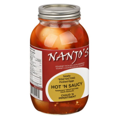 Nanjos - Pickled Eggs - Hot 'N Saucy