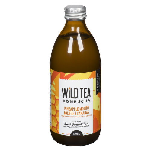 Wild Tea Kombucha - Pineapple Mojito