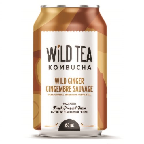 Wild Tea Kombucha - Wild Ginger Kombucha