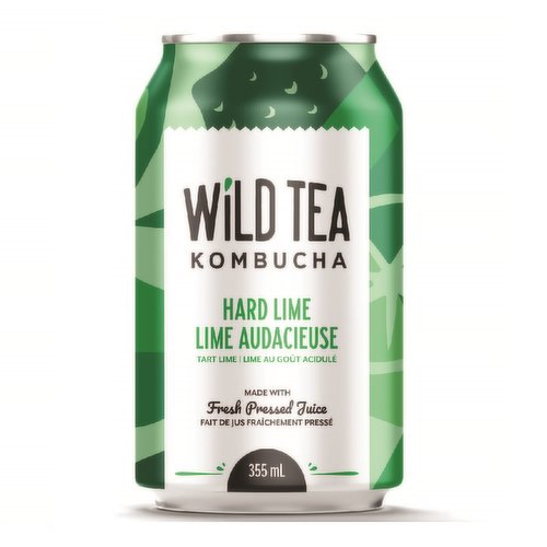 Wild Tea Kombucha - Hard Lime