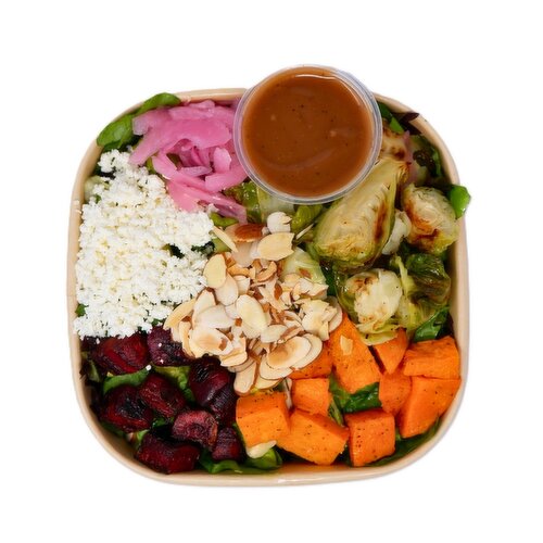 - - Roasted Vegetable Almond Salad