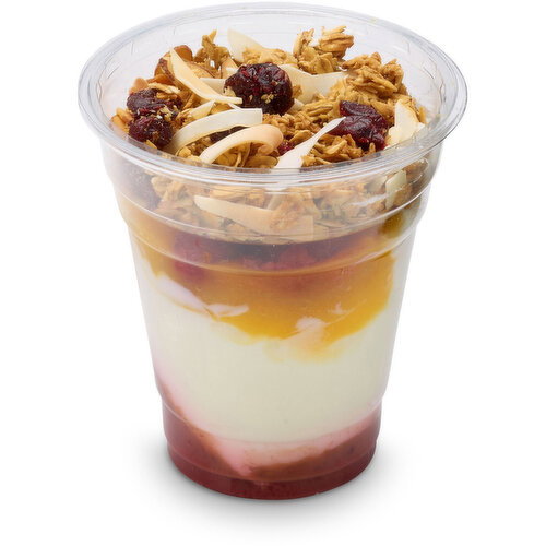 UpMeals - Peach Raspberry Yogurt Parfait