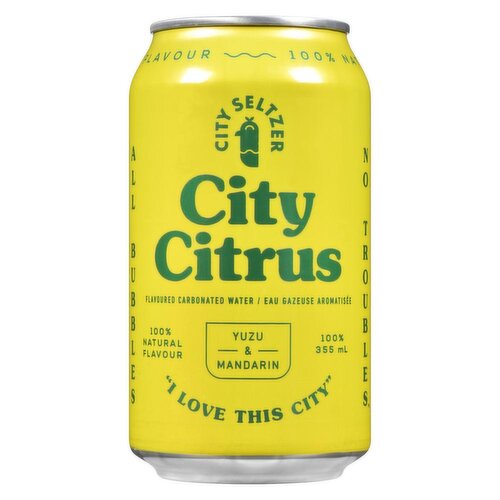 CITY SELTZER - City Citrus Flavoured Sparkling Water