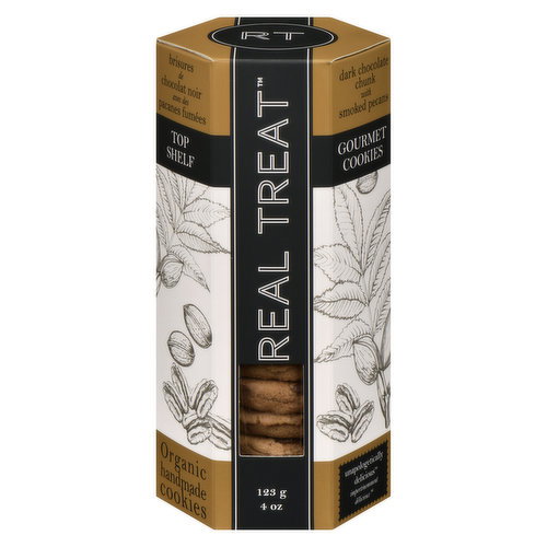 Real Treat - Cookies - Dark Choc Chunk with Smoked Pecans