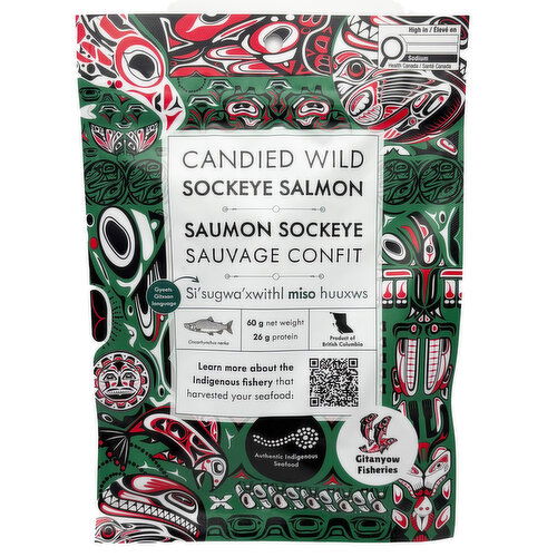 Authentic Indigenous - Candied Wild Sockeye Salmon
