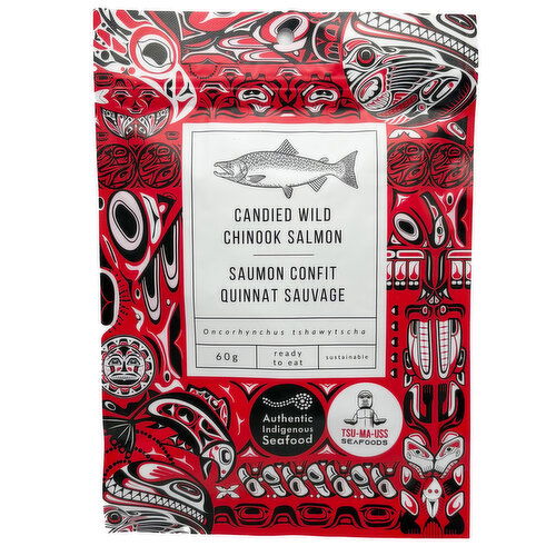 Authentic Indigenous - Candied Wild Chinook Salmon