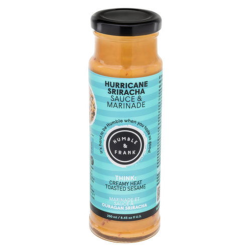 Humble & Frank - Hurricane Sriracha Sauce & Marinade