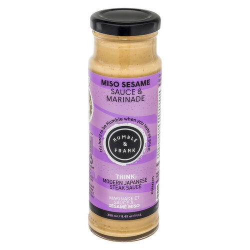 Humble & Frank - Miso Sesame Sauce & Marinade