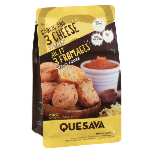 Quesava - 3 Cheese Poppers