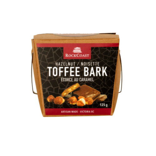 ROCKCOAST - Hazelnut Toffee Bark Chocolate