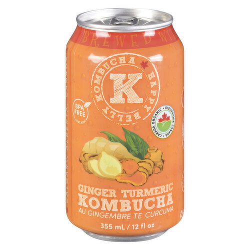 Happy Belly Kombucha - Ginger Turmeric