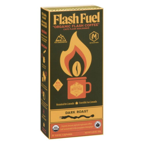 Canadian Heritage - Organic Flash Fuel Coffee Dark Roast
