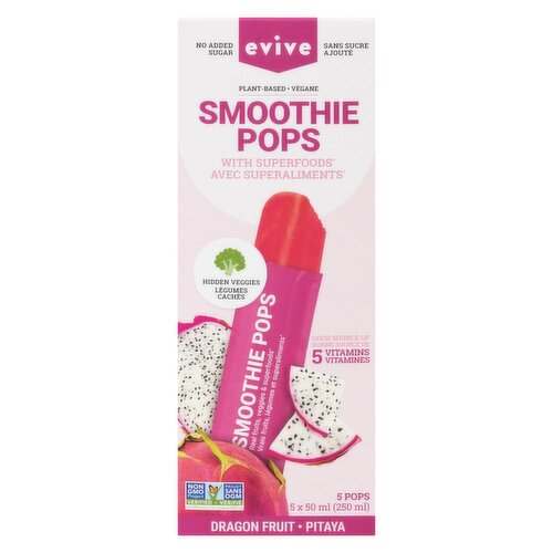 evive - Smoothie Pops Dragon Fruit, 50 mL