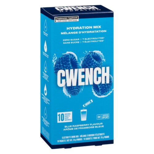CWENCH - Electrolyte Drink Mix, Blue Raspberry