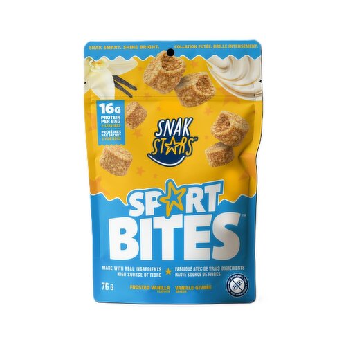 HAPPiEATS - SNAK STARS Sport Bites - Frosted Vanilla