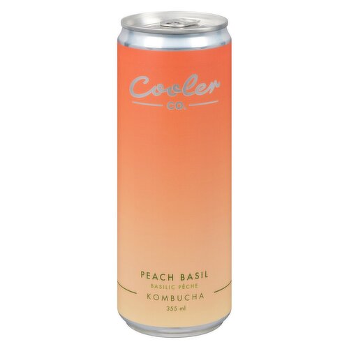 Cooler Co - Peach Basil Kombucha