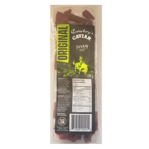 Cowboys Caviar - Cowboys Caviar Beef Jerky Original Fl