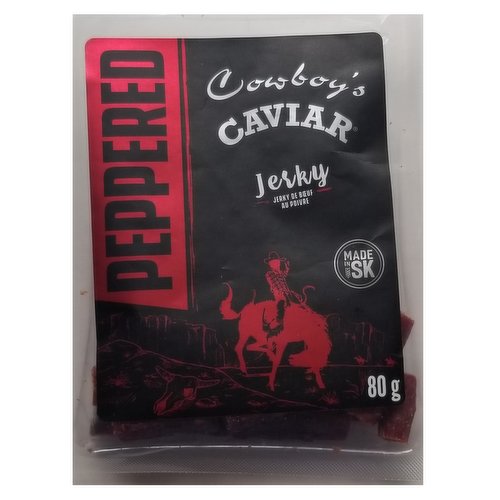 Cowboys Caviar - Cowboys Caviar Beef Jerky Peppered