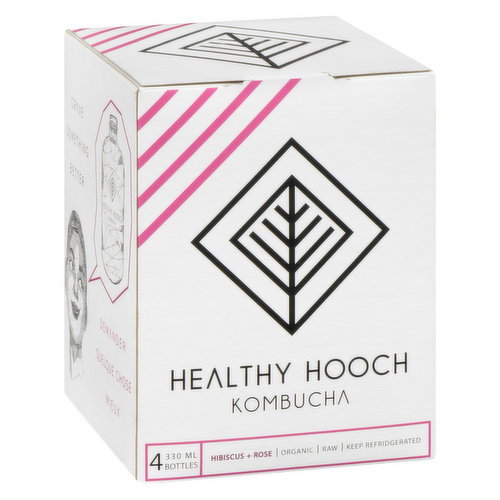 Healthy Hooch - Kombucha, Hibiscus + Rose