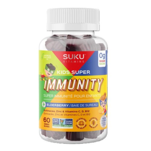 SUKU Vitamins - Kids Super Immunity Gummies