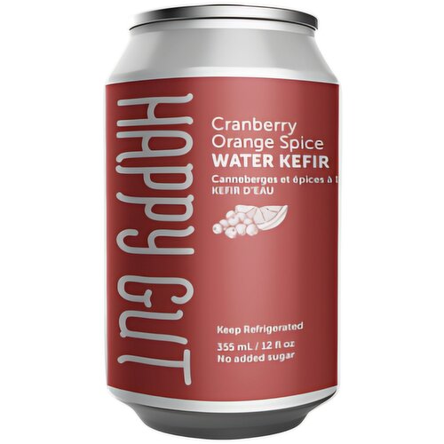 Happy Gut - Cranberry Orange Spice Water Kefir