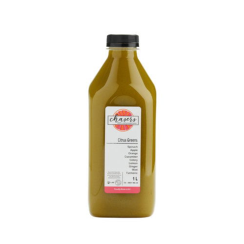 Chasers Fresh Juice - Chasers Fruit Juice Citrus Greens