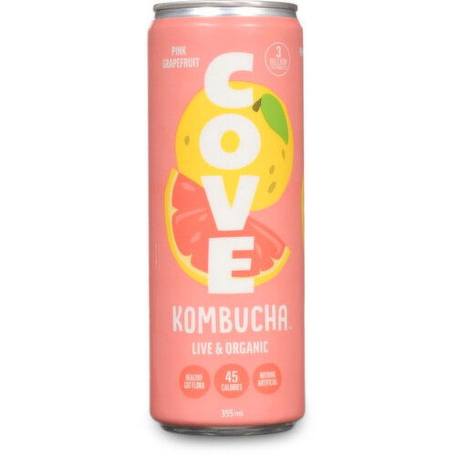 Cove Drinks - Kombucha Pink Grapefruit