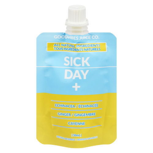 Goodvibes Juice Co - Sick Day Immune Shot