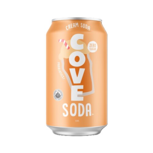 Cove - Cove Soda Probiotic Organic Cream Soda