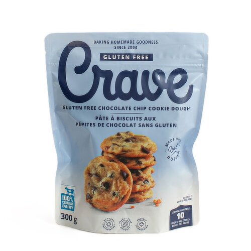 Crave - Gluten Free Chocolate Chip Cookie Dough Mix