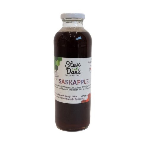 Steve and Dan's - Apple Saskatoon Berry Juice