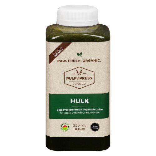 Pulp & Press - Cold Pressed Juice Hulk Organic