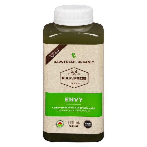 Pulp & Press - Cold Pressed Juice Envy Organic