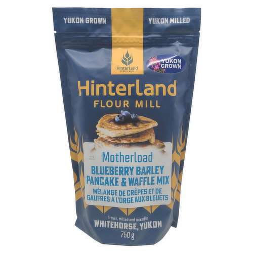 HinterLand - Pancake & Waffle Mix, Motherload Blueberry