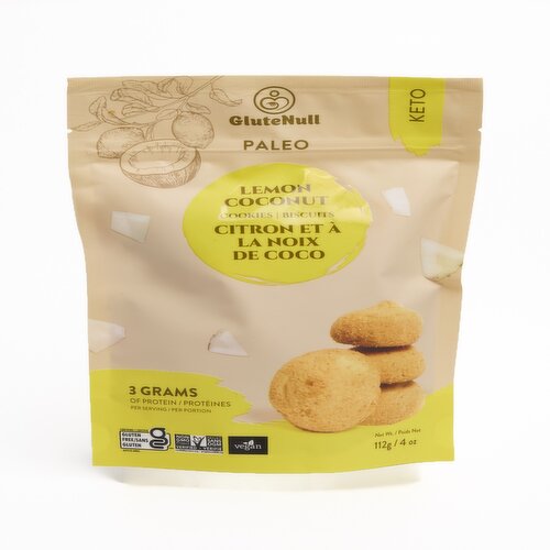 Glutenull - Lemon Coconut Cookies Keto