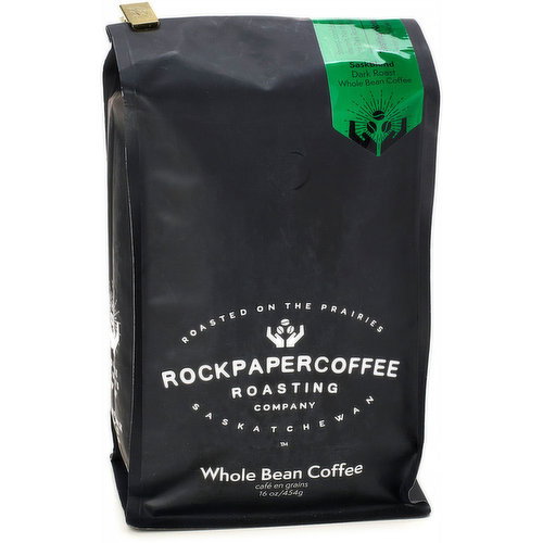 PaperRockCoffee - Whole Bean Coffee - Sask Blend Dark Roast