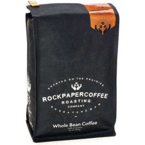 PaperRockCoffee - Whole Bean Coffee - 100% Colombian Espresso