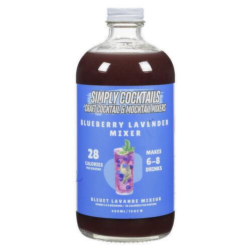 Simply Cocktails - Cocktail Mix  Blueberry Lemon Lavender
